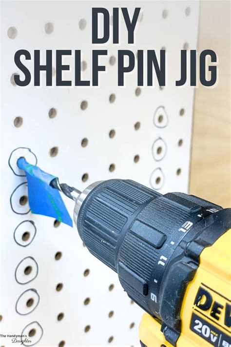 shelf pin holes